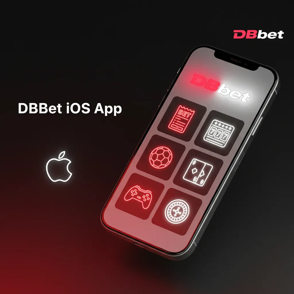 DBBet iOS app on iPhone and iPad with sports odds, slots, and live casino; requires iOS 12+ and 100MB free.