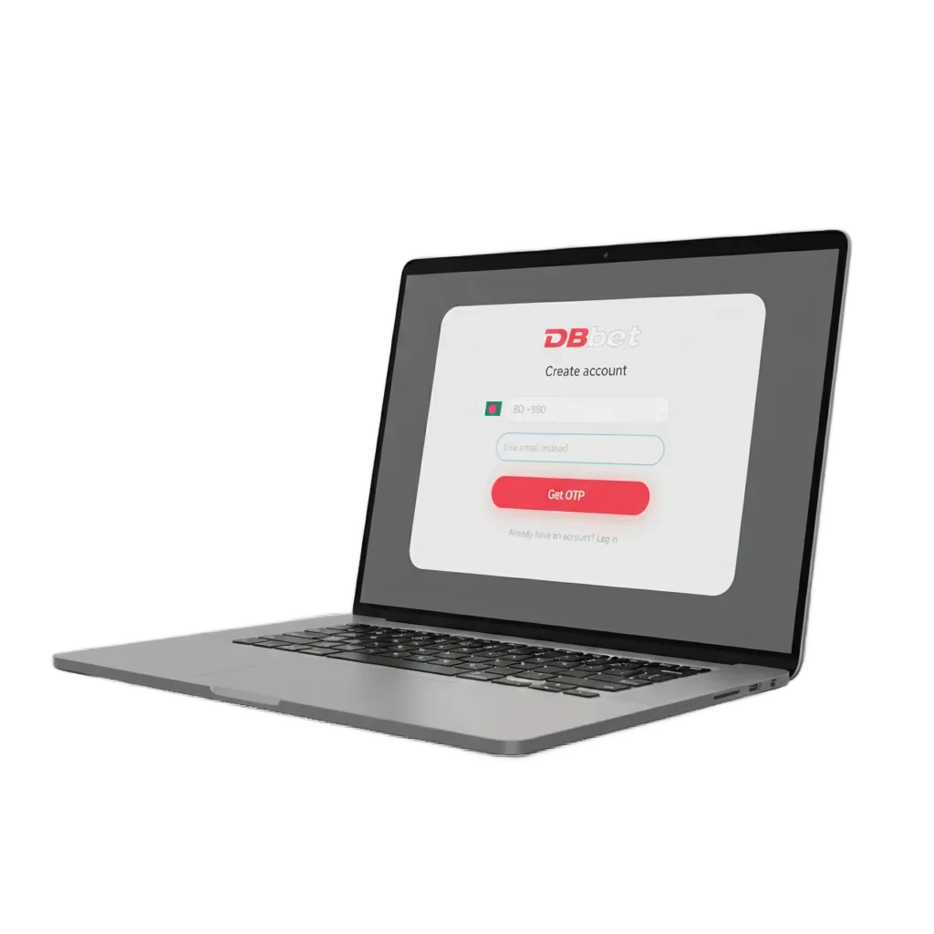 DBBet Bangladesh signup: phone, email, 1-click, or social; bet on sports, play casino; welcome bonus up to €1500 + 150 spins