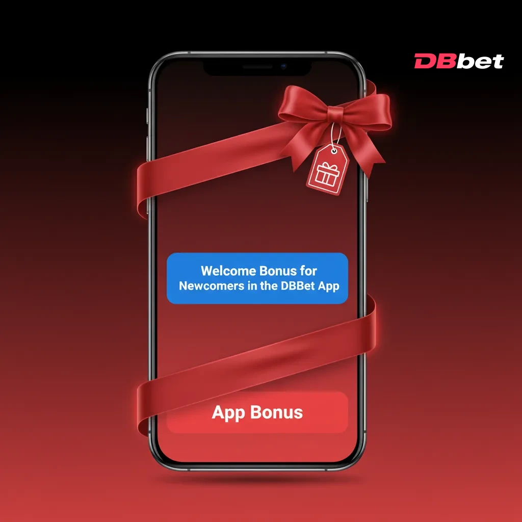 DBBet app welcome bonus banner: Sports 100% up to €100; Casino up to €1,500 + 150 free spins. Min €10. Terms apply.